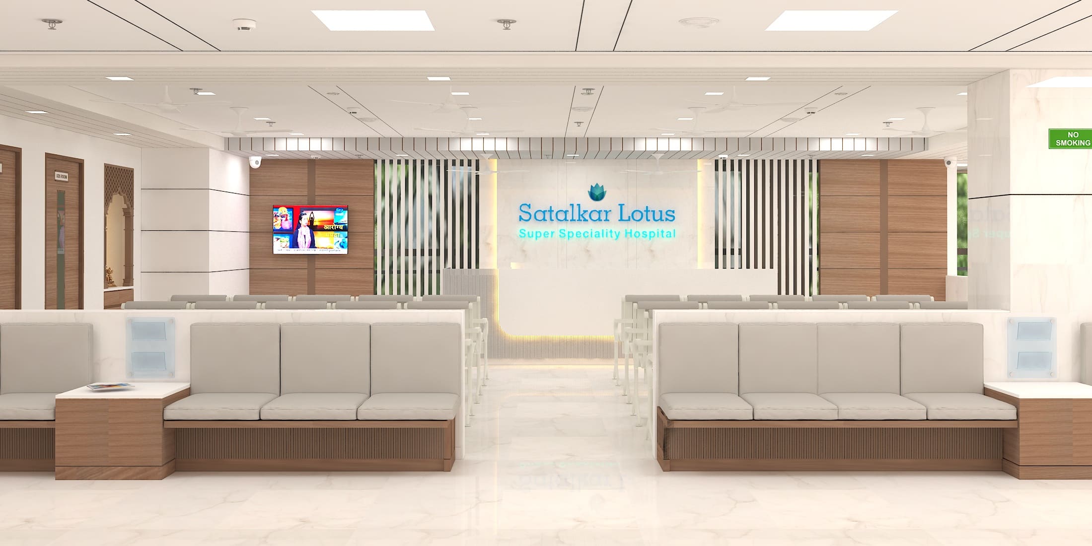 Satalkar Lotus Hospital Interior Project | Trance Interiors Image